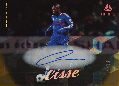 Djibril Cisse trading card