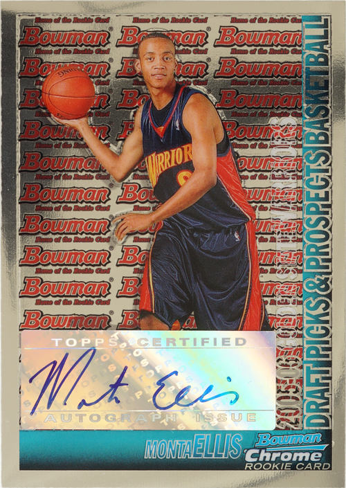 Monta Ellis trading card