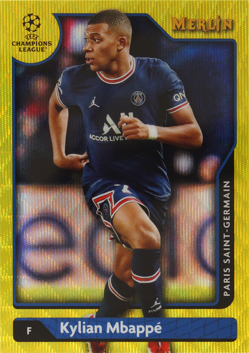 Kylian Mbappé trading card
