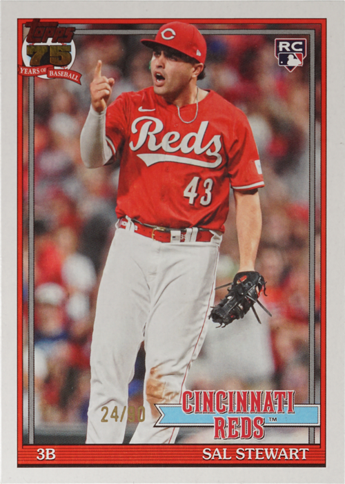 Sal Stewart trading card