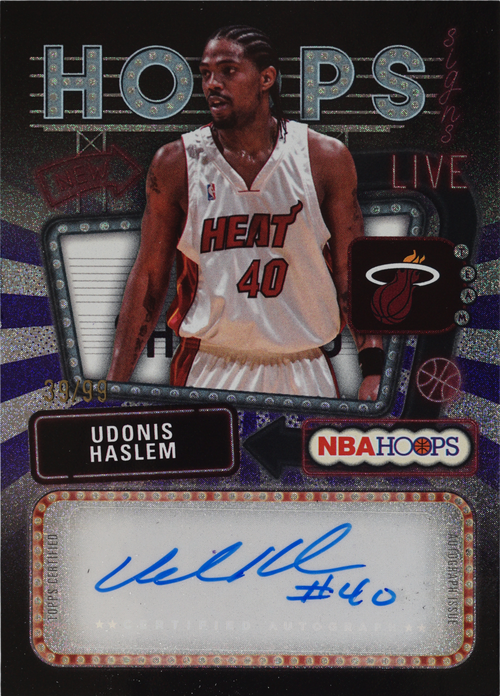 Udonis Haslem trading card