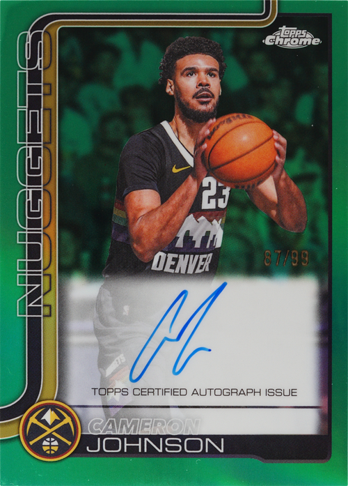 Cameron Johnson trading card