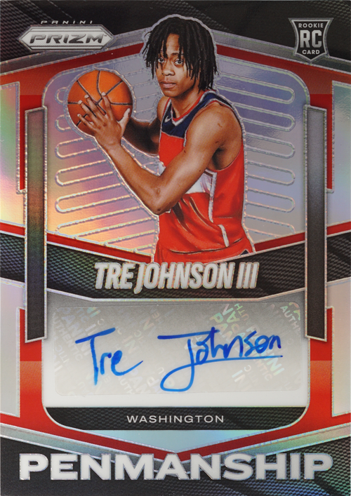 Tre Johnson III trading card
