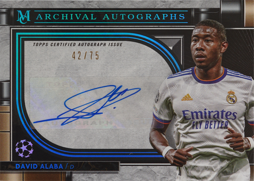 David Alaba trading card
