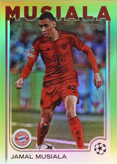 Jamal Musiala trading card