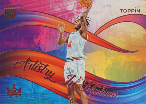 JT Toppin trading card