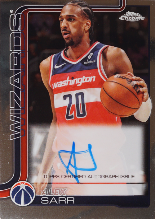 Alex Sarr trading card