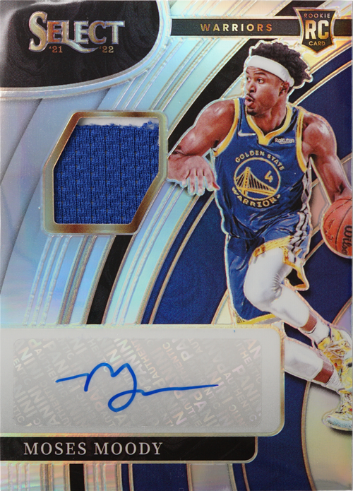 Moses Moody trading card