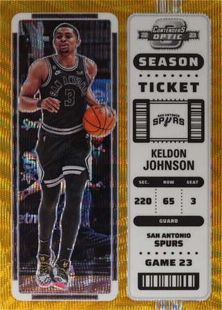 Keldon Johnson trading card