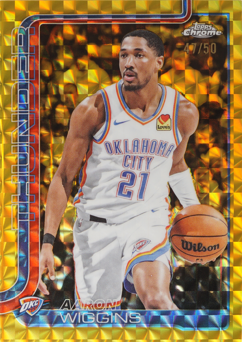 Aaron Wiggins trading card