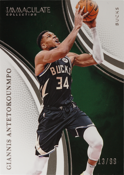 Giannis Antetokounmpo trading card