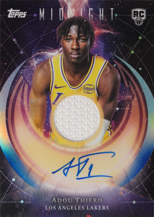Adou Thiero trading card