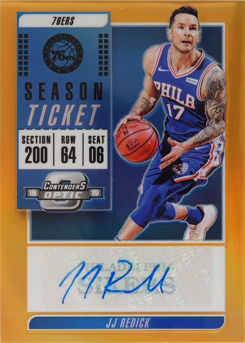 JJ Redick trading card