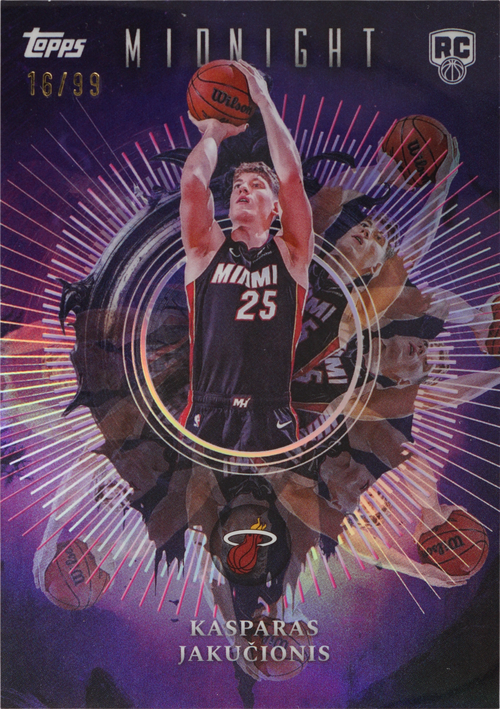 Kasparas Jakucionis trading card