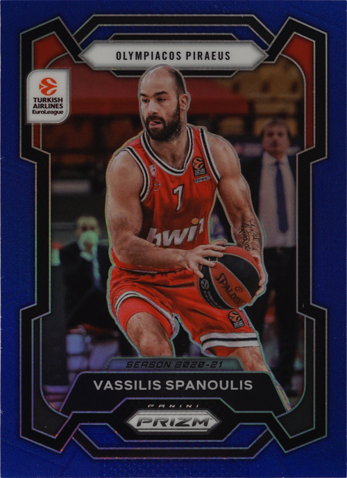 Vassilis Spanoulis trading card
