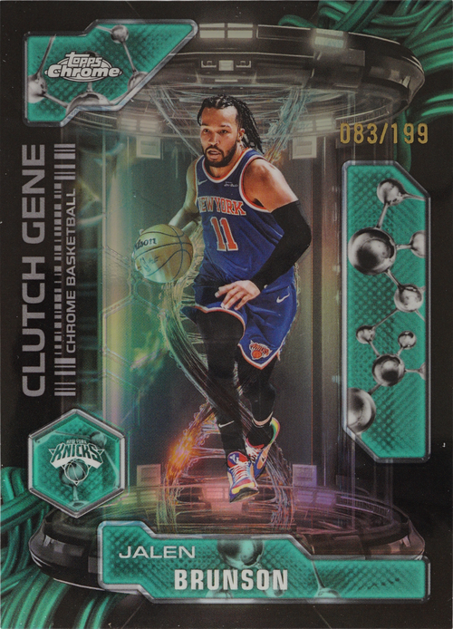 Jalen Brunson trading card