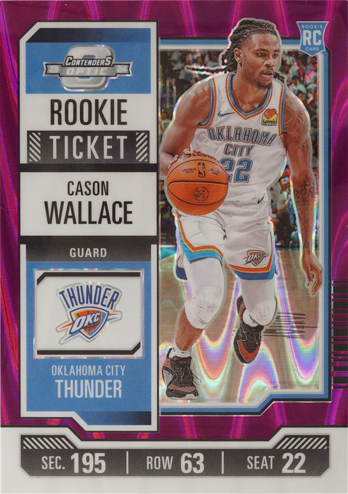 Cason Wallace trading card