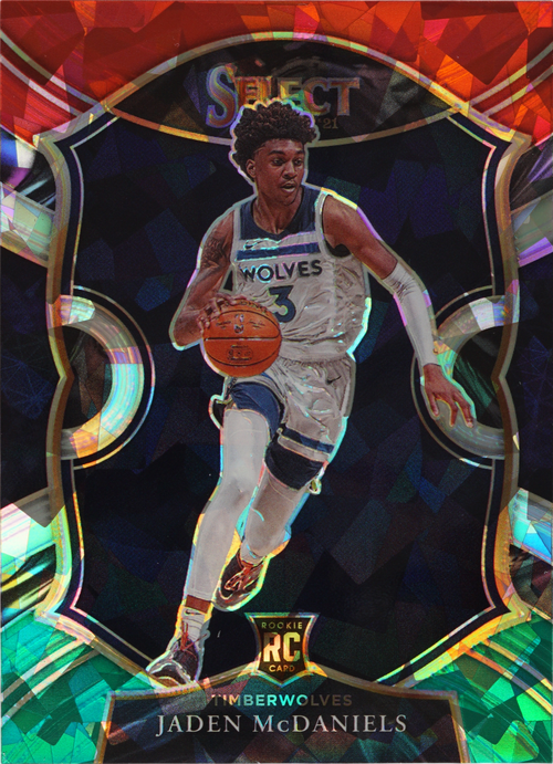 Jaden McDaniels trading card