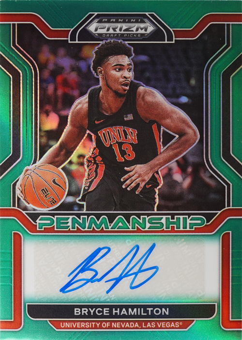 Bryce Hamilton trading card