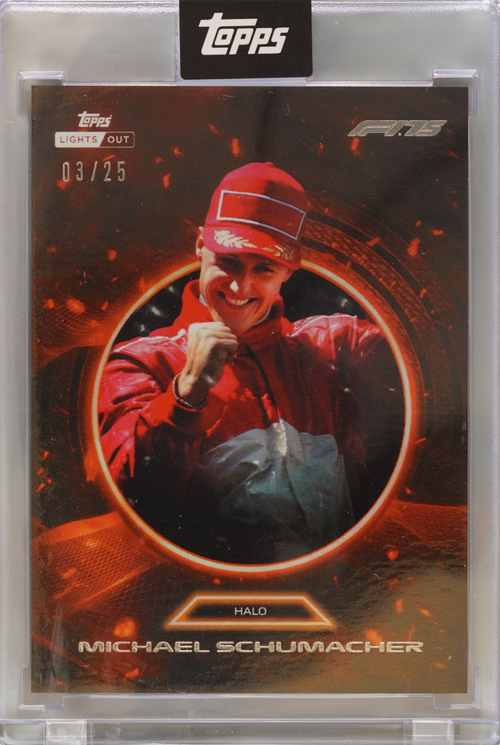 Michael Schumacher trading card