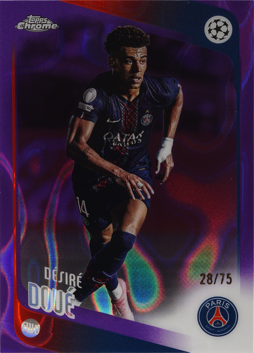 Désiré Doué trading card