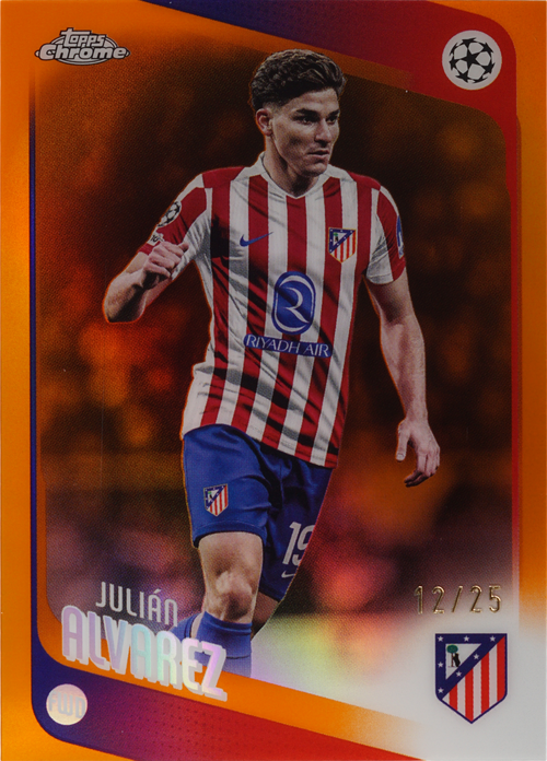 Julián Alvarez trading card