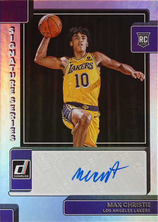 Max Christie trading card
