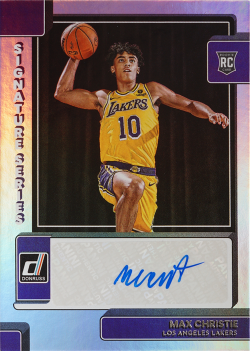 Max Christie trading card