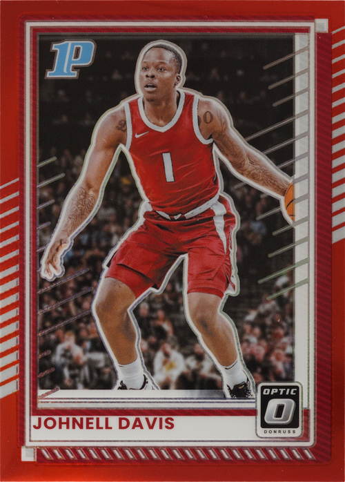 Johnell Davis trading card