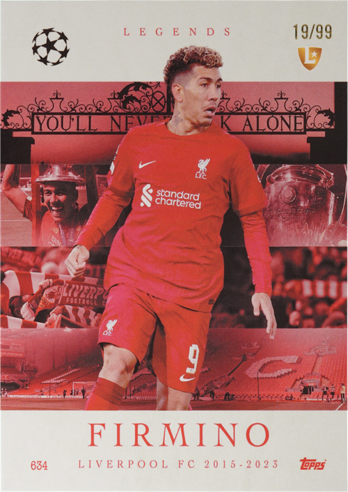 Roberto Firmino trading card
