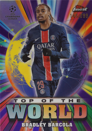 Bradley Barcola trading card