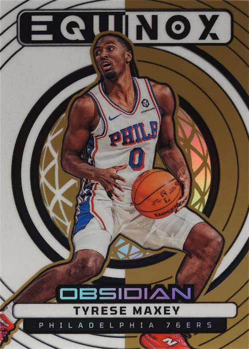 Tyrese Maxey trading card
