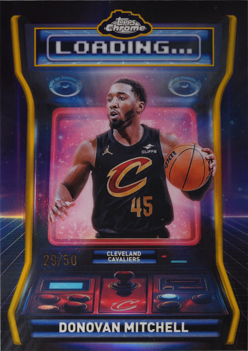 Donovan Mitchell trading card