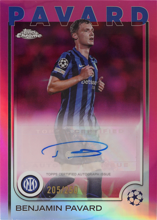 Benjamin Pavard trading card