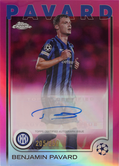Benjamin Pavard trading card
