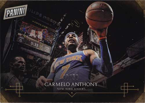 Carmelo Anthony trading card