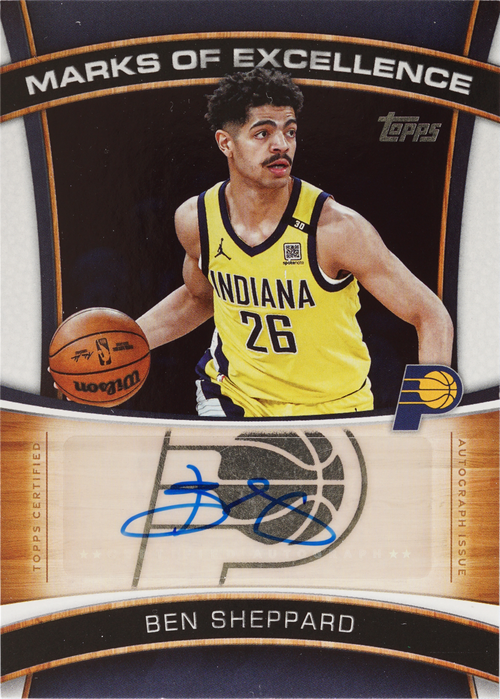 Ben Sheppard trading card