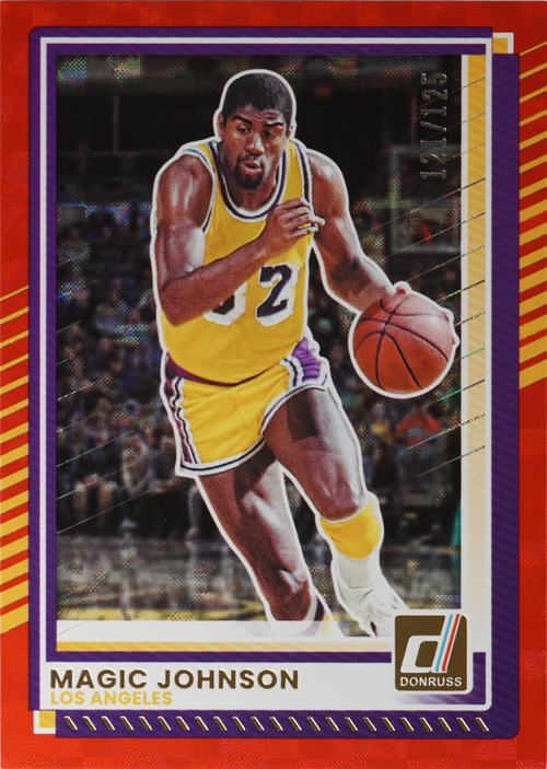 Magic Johnson trading card