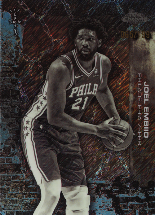 Joel Embiid trading card