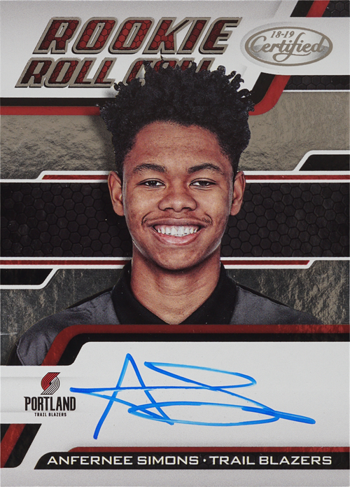 Anfernee Simons trading card