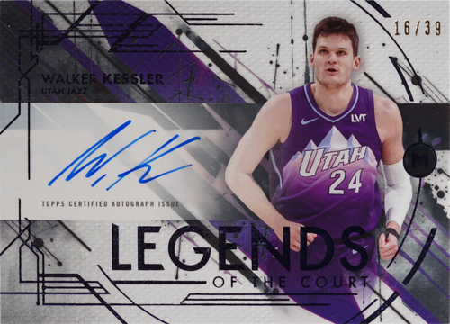 Walker Kessler trading card