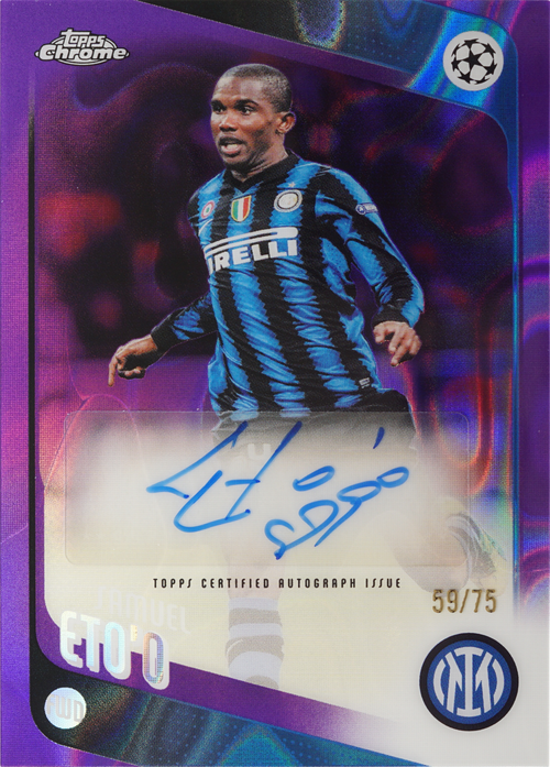 Samuel Eto'o trading card