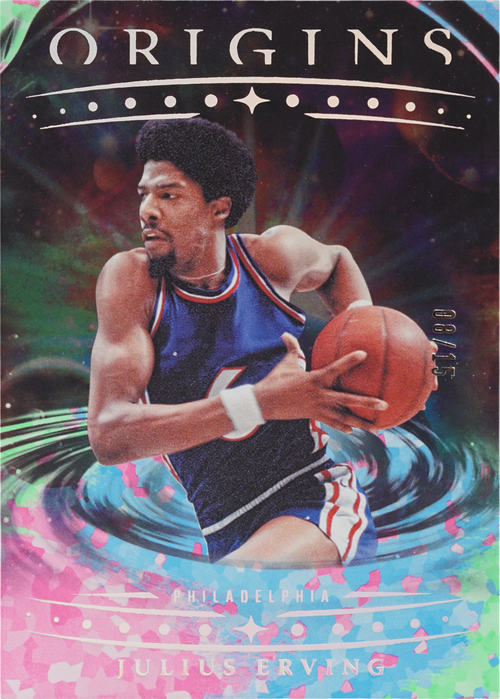 Julius Erving trading card