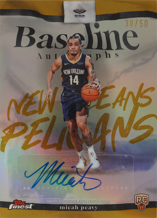 Micah Peavy trading card
