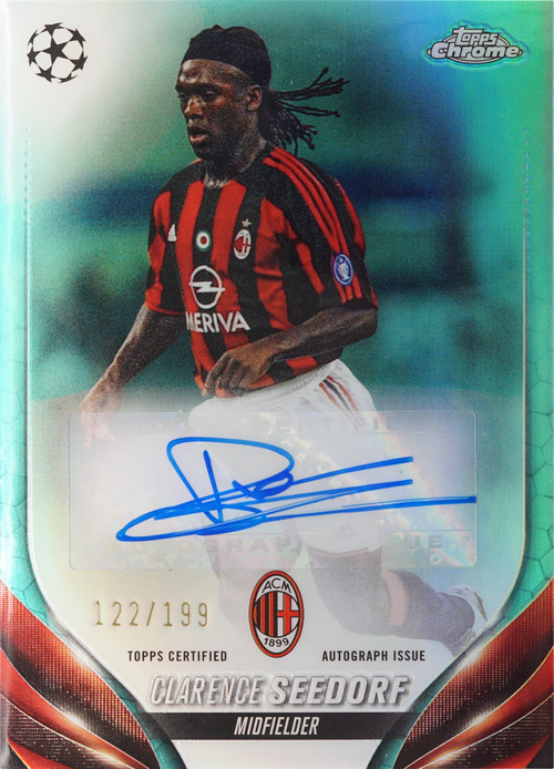 Clarence Seedorf trading card