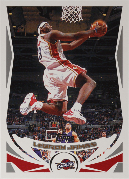 LeBron James trading card