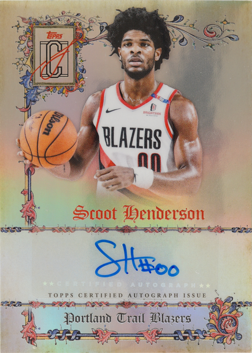 Scoot Henderson trading card