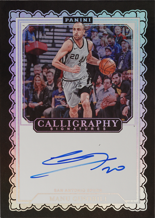 Manu Ginobili trading card