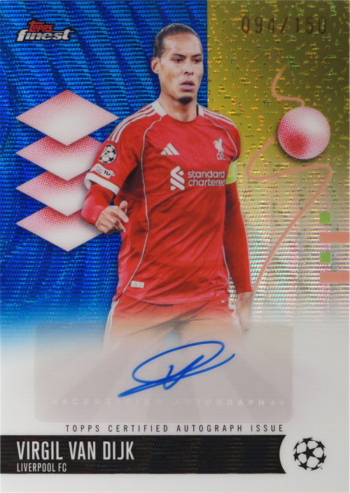 Virgil van Dijk trading card