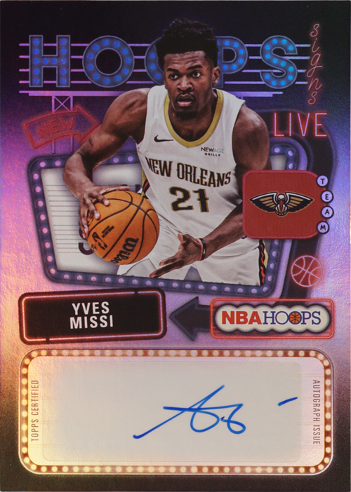Yves Missi trading card